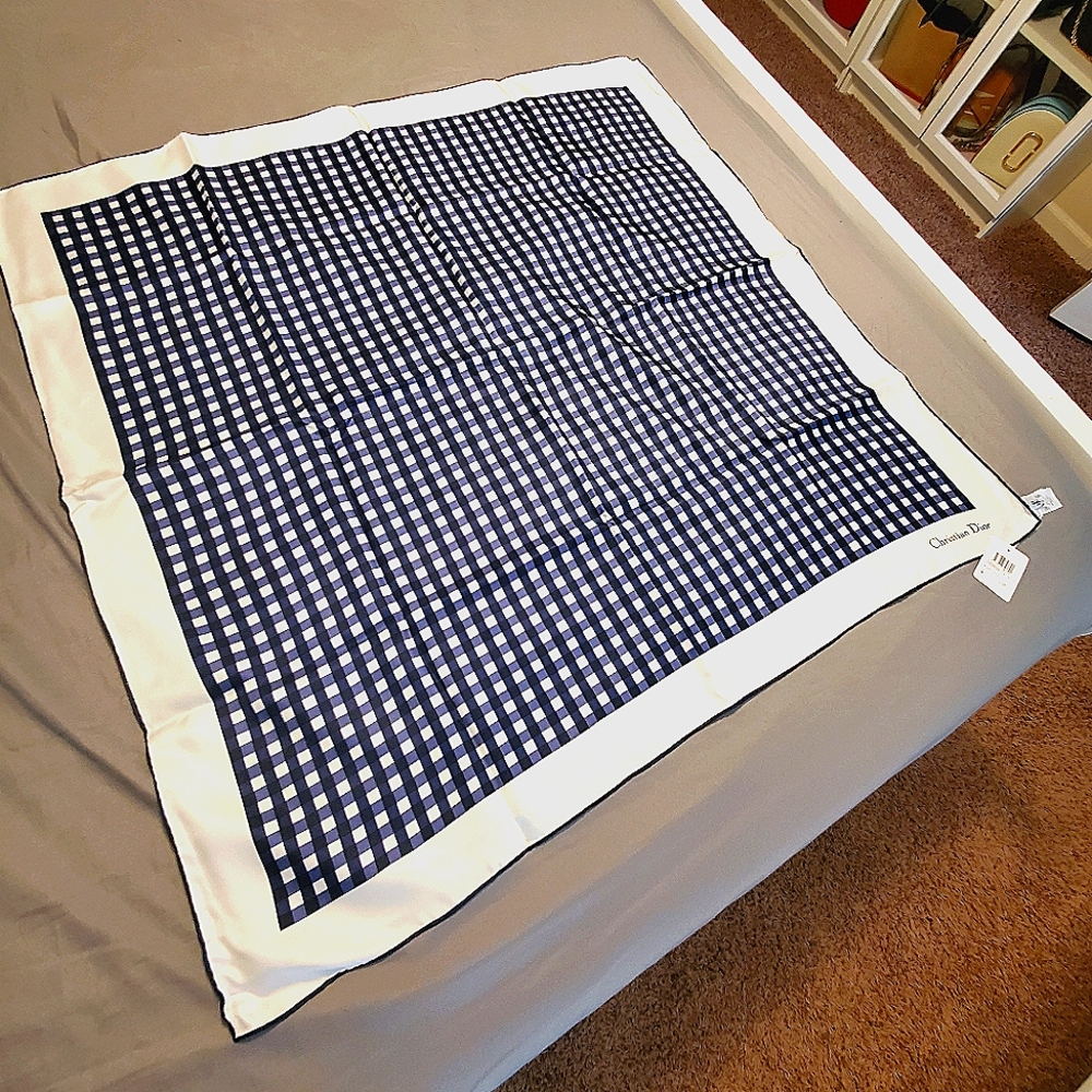 Dior silk scarf